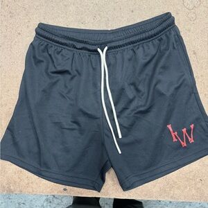 Ironwilled bones mesh shorts black/red
